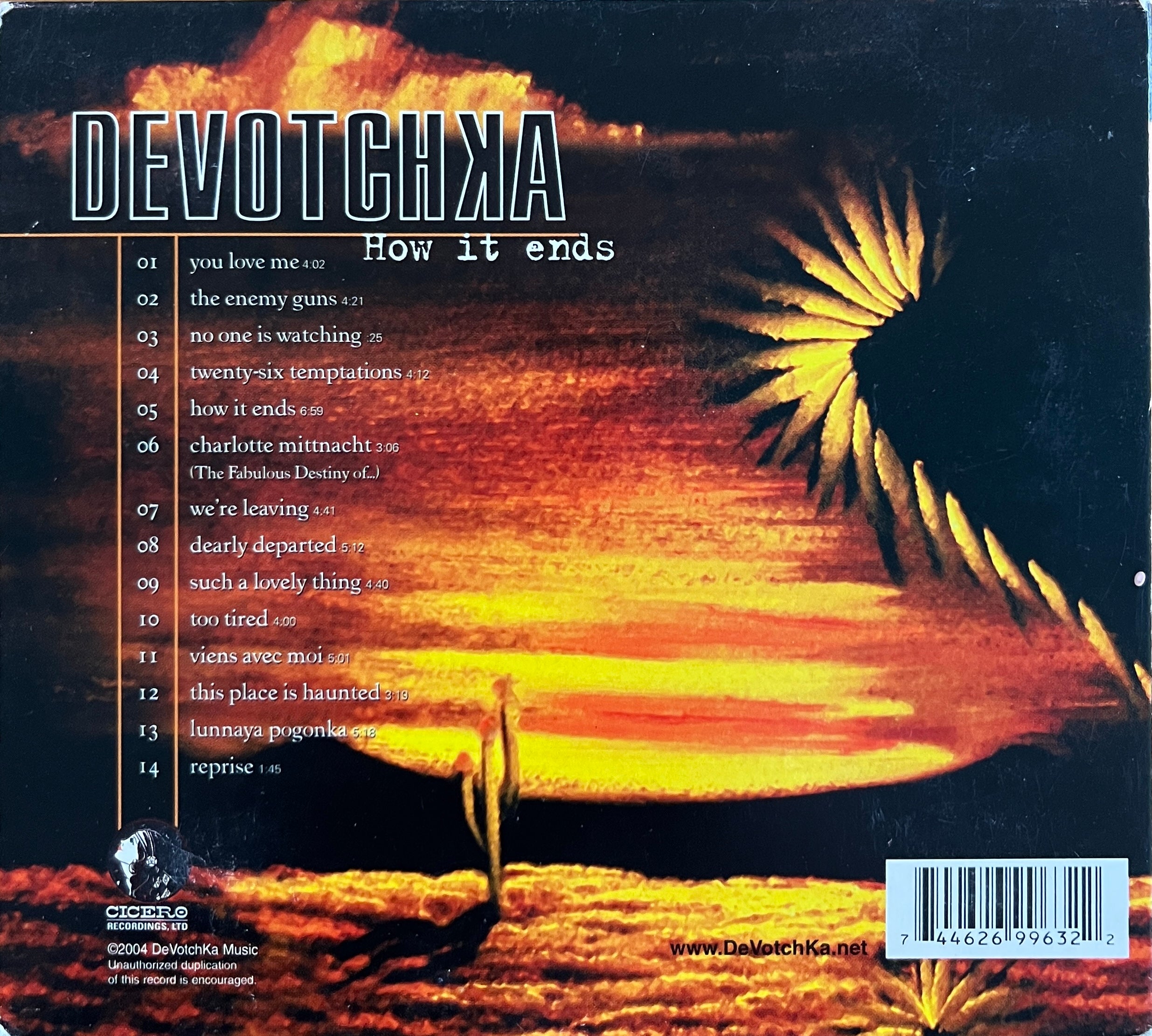 HOW IT ENDS: CD